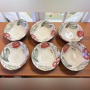 Dinnerware Set 13pc White Multi Franciscan 1995